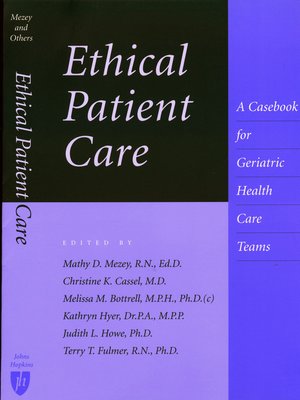 cover image of Ethical Patient Care